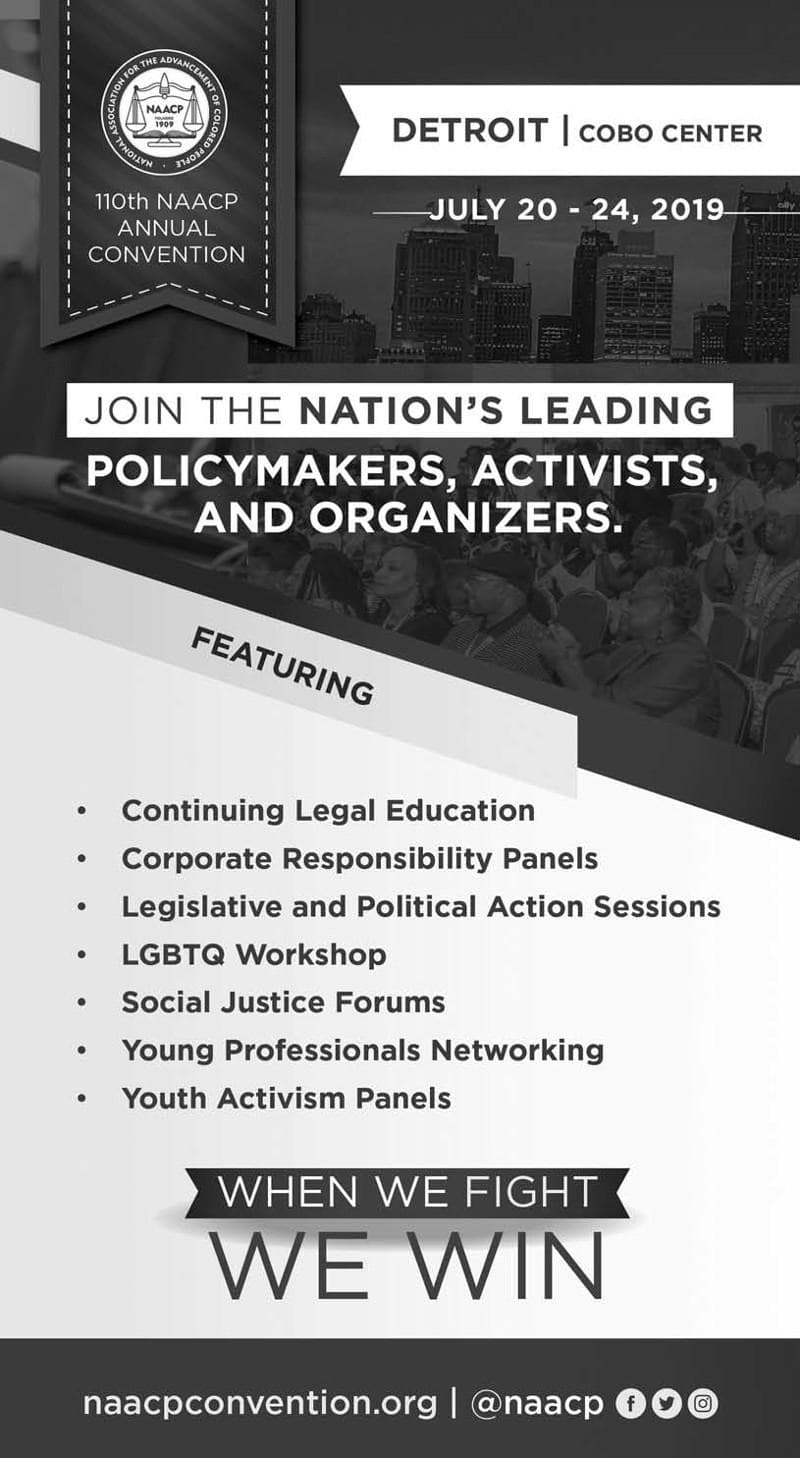 Join the Nation’s Leading Policymakers, Activists and Organizers at the 110th NAACP Annual Convention