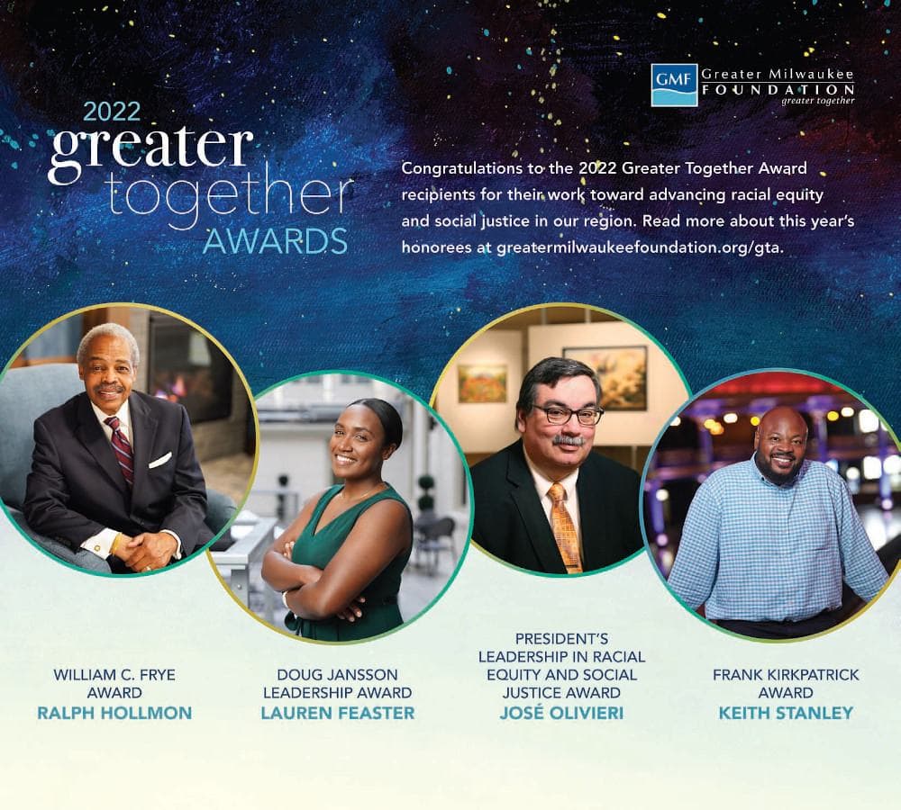 2022 Greater Together Awards – Greater Milwaukee Foundation