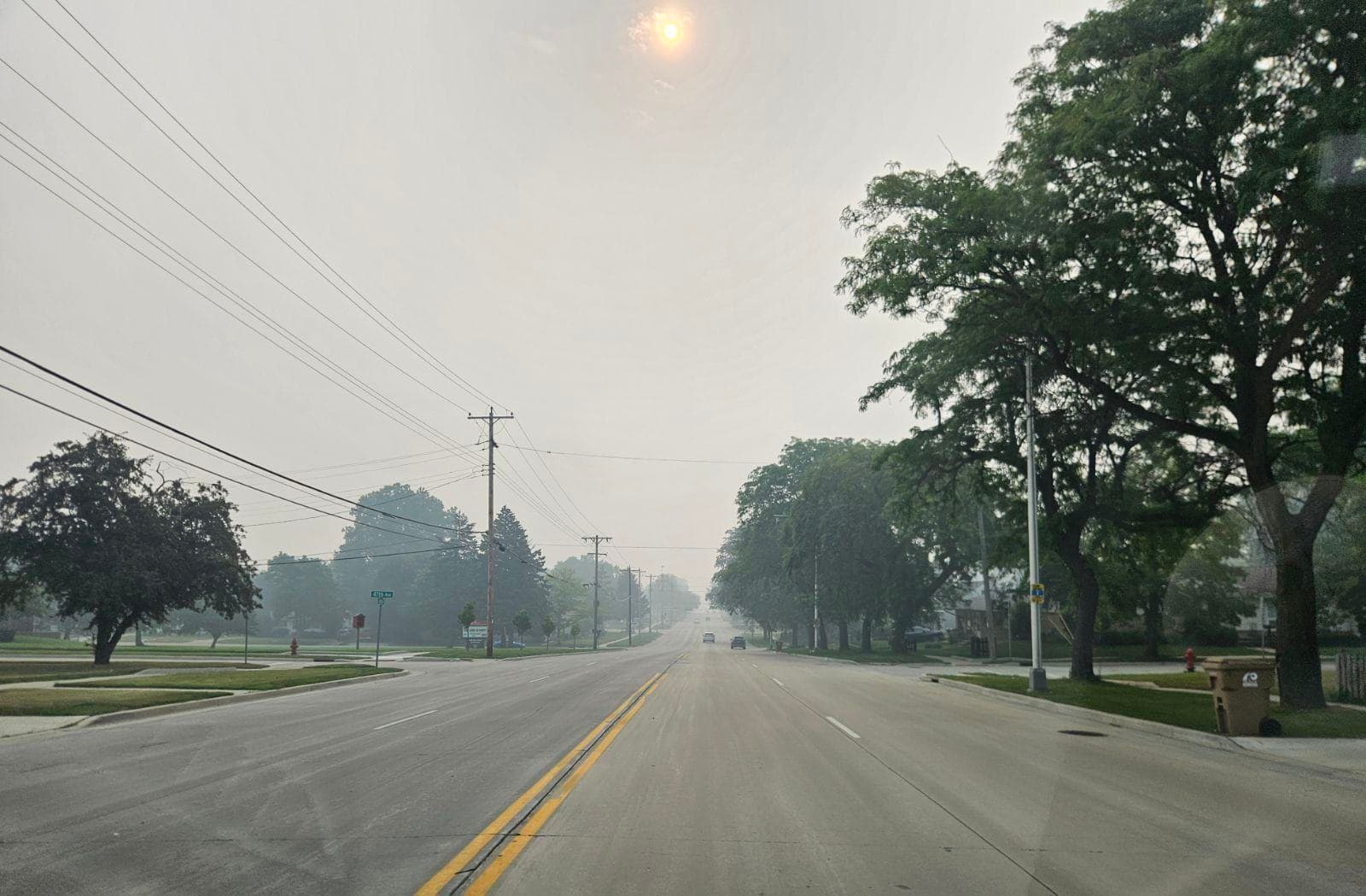 Wisconsin air quality alert extended; Racine among hardest hit by wildfire smoke