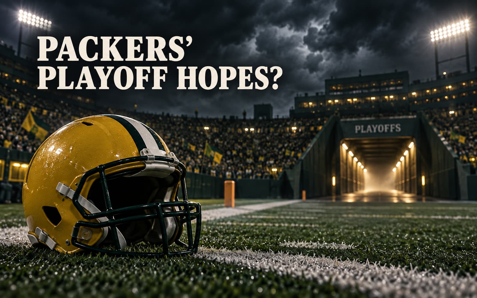 PACKER SHOULD NOT BE OPTIMISTIC ABOUT MAKING PLAYOFFS