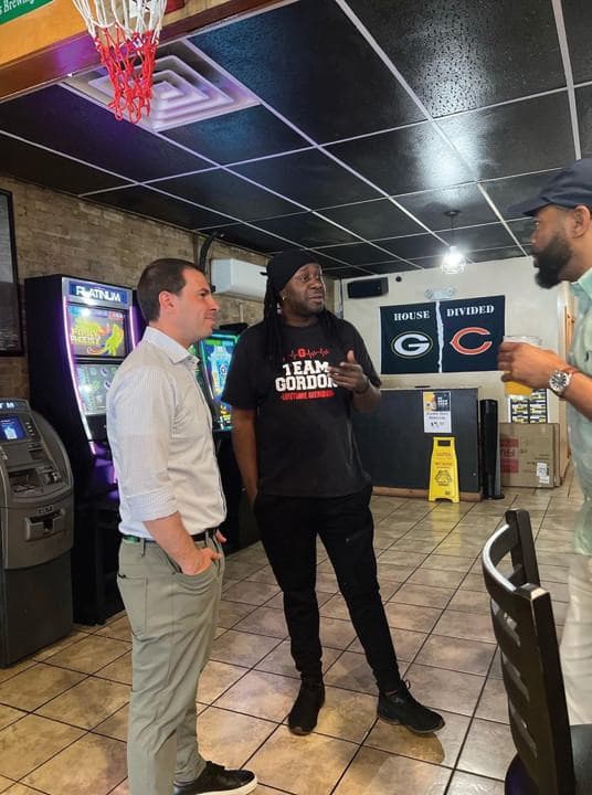 Alex Lasry Tours Black Owned Small Businesses