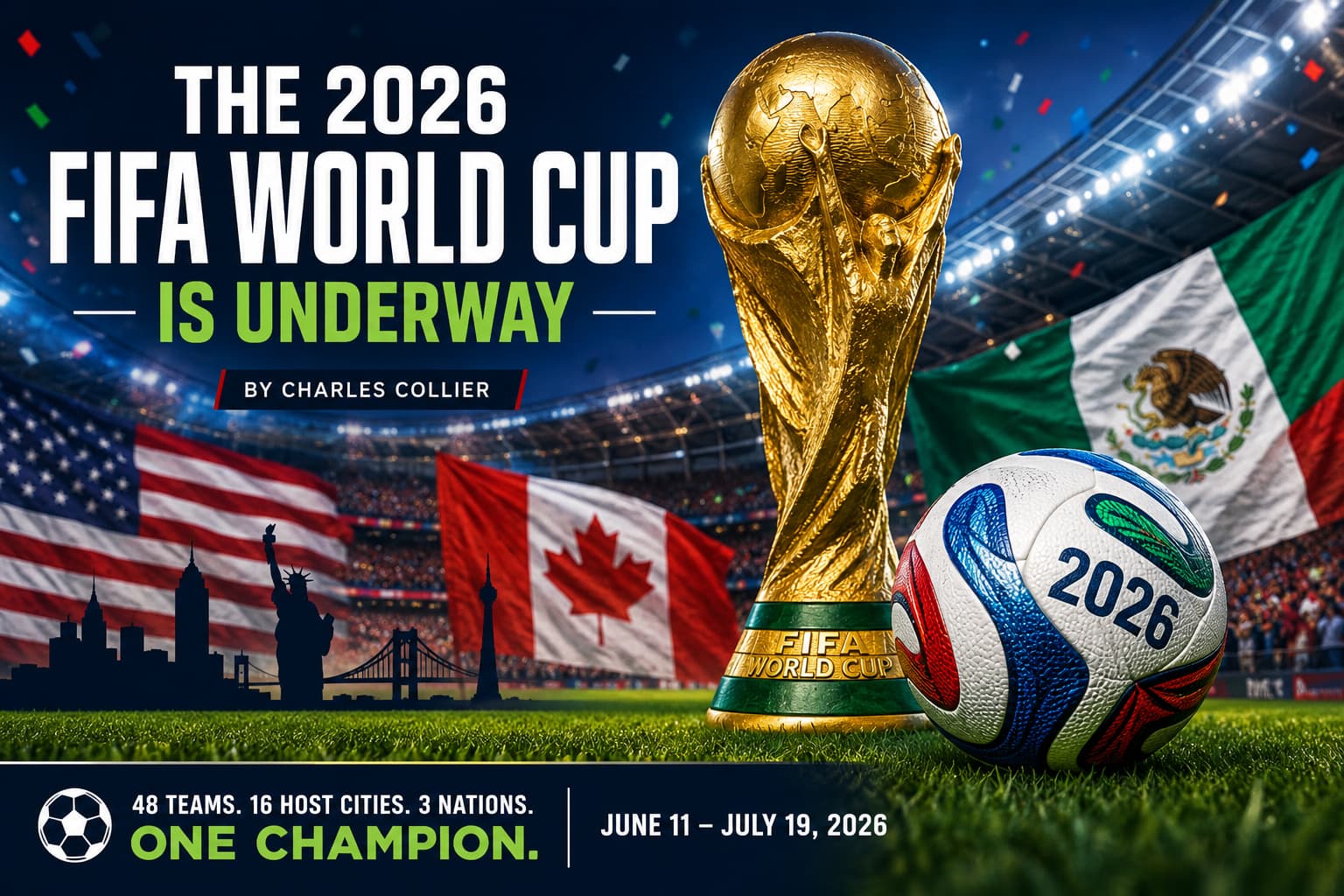 THE 2026 FIFA WORLD CUP IS UNDERWAY