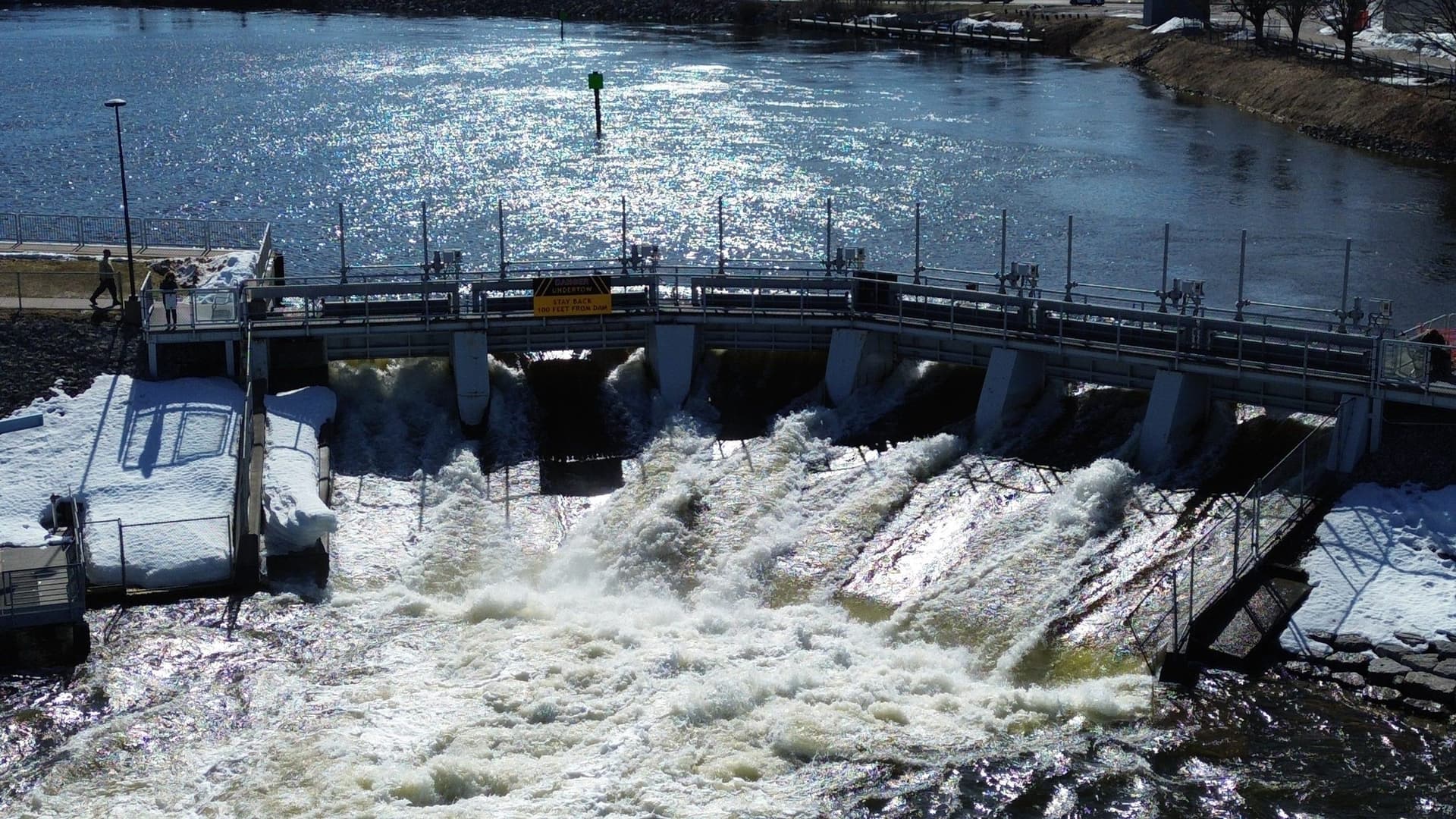 Michigan flood watch: Water less than 8 inches from top of Cheboygan Dam