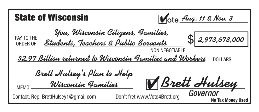 Check to the People of Wisconsin