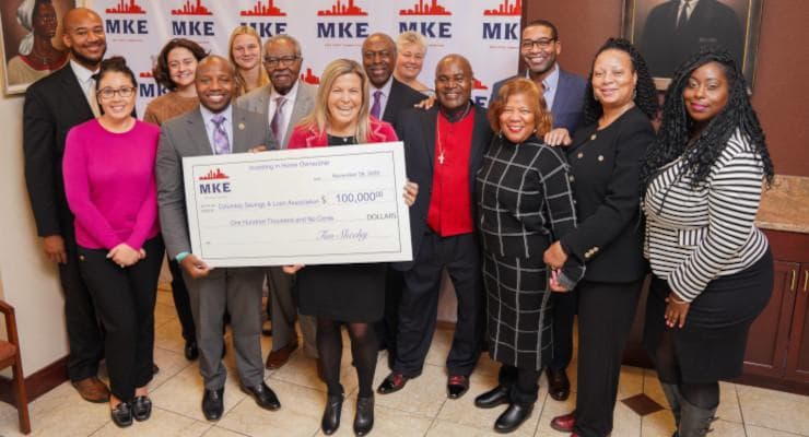 MKE 2024 Host Committee Deposits $100,000 in Columbia Savings & Loan