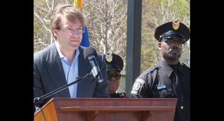 Milwaukee County Executive Chris Abele Takes Oath of Office at Moody Park
