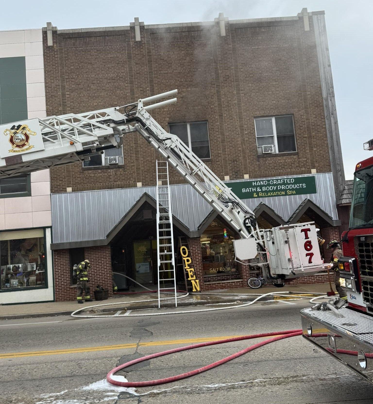 Downtown Berlin Fire