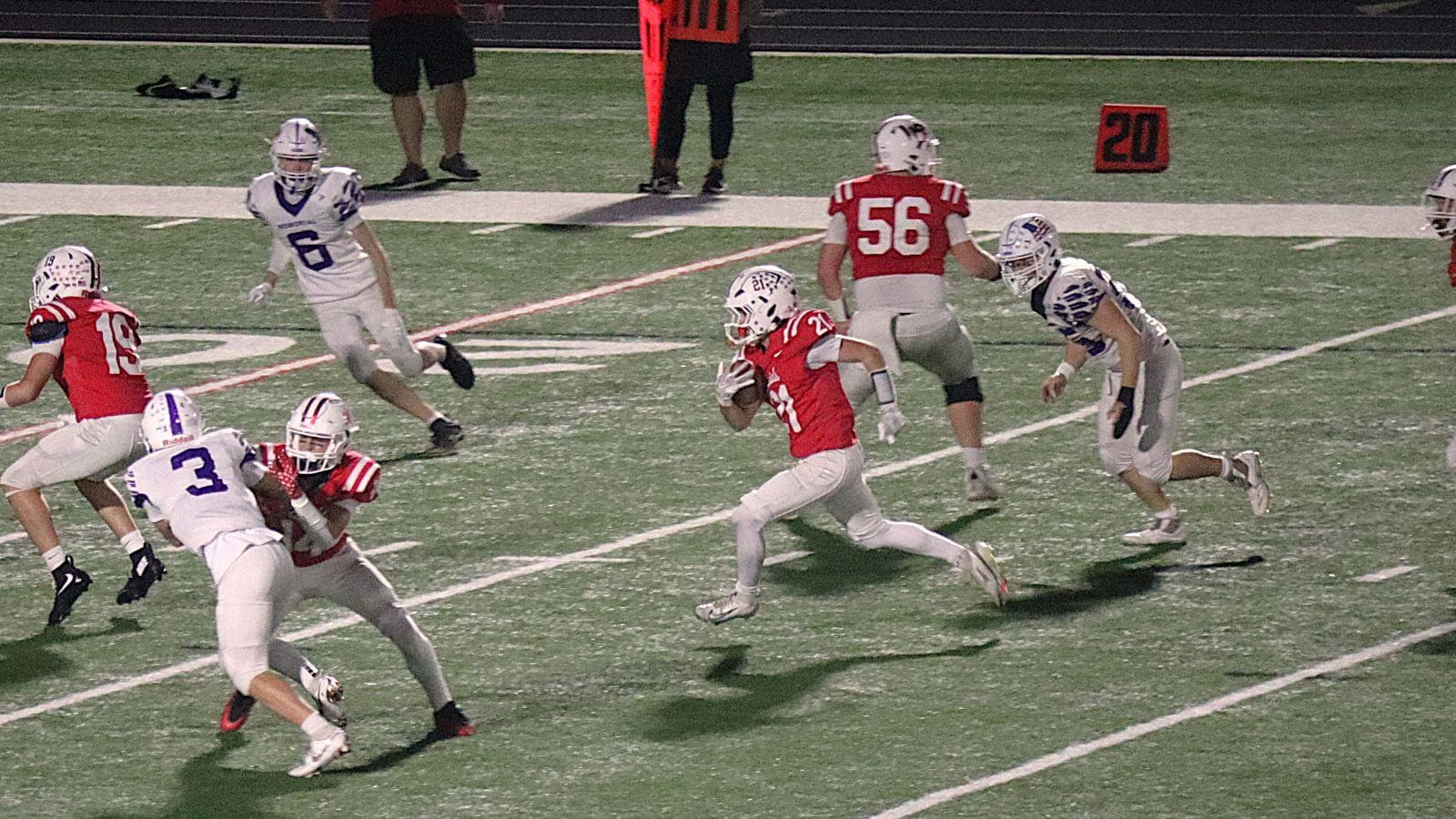 Local football teams get wins in busy week