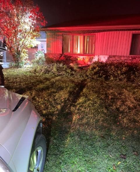 Vehicles Hit House and School Bus