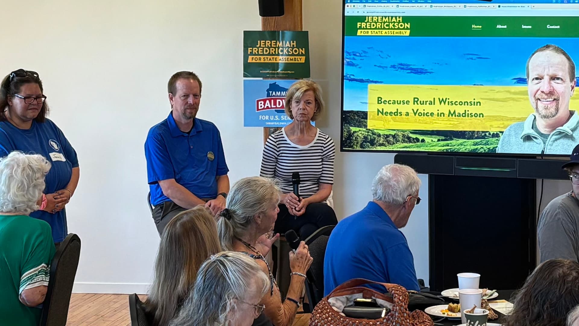 Baldwin, Fredrickson Host Campaign Event in Chippewa Falls