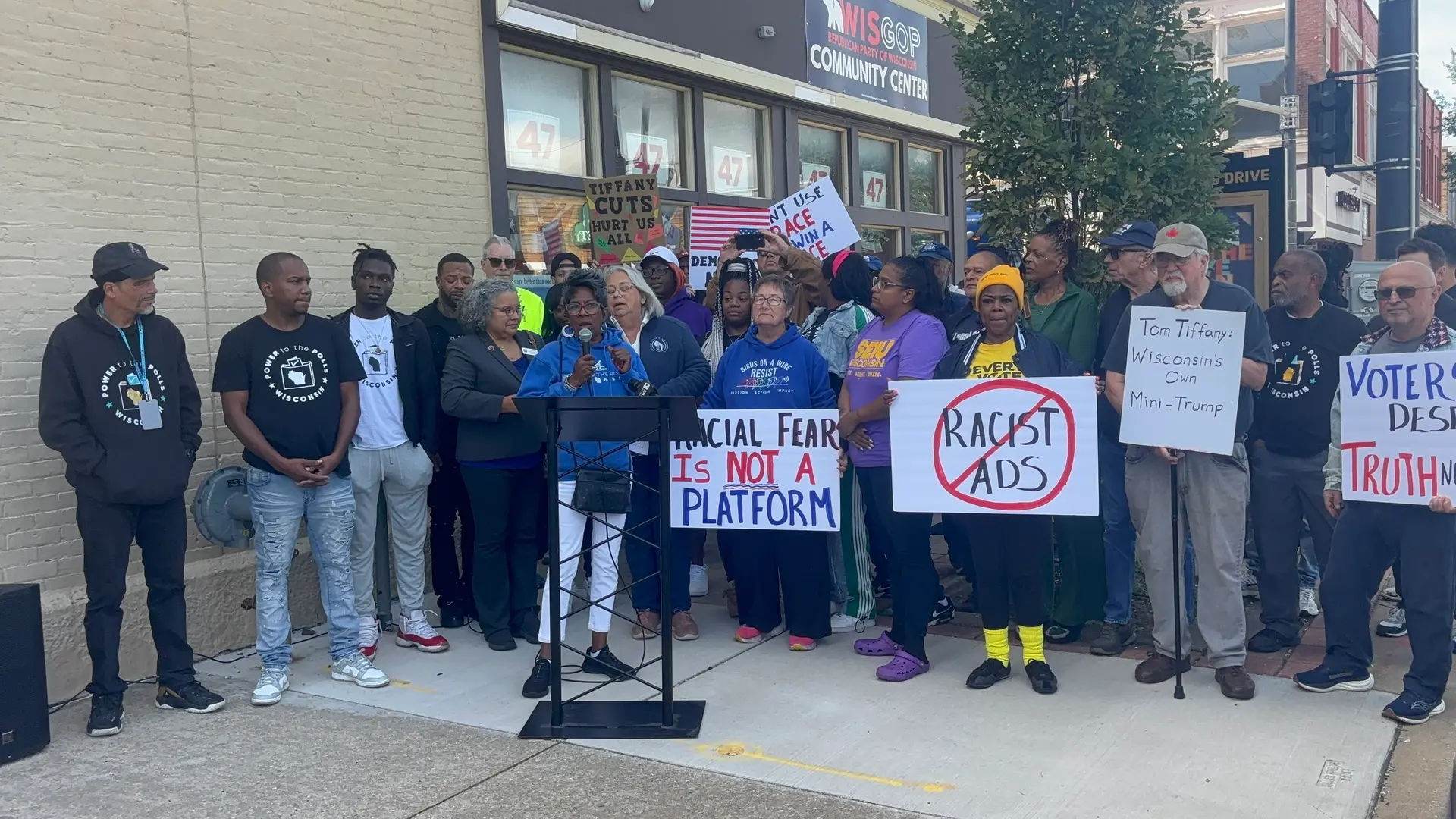 Wisconsin Democratic state legislators call on Tom Tiffany to denounce racist ‘dog whistle’ TV ads