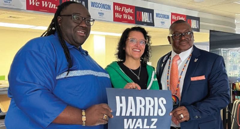 Educators in Milwaukee Unite to Canvas for Harris-Walz on World Teachers Day