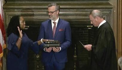 Ketanji Brown Jackson Sworn in as Associate Justice of the Supreme Court