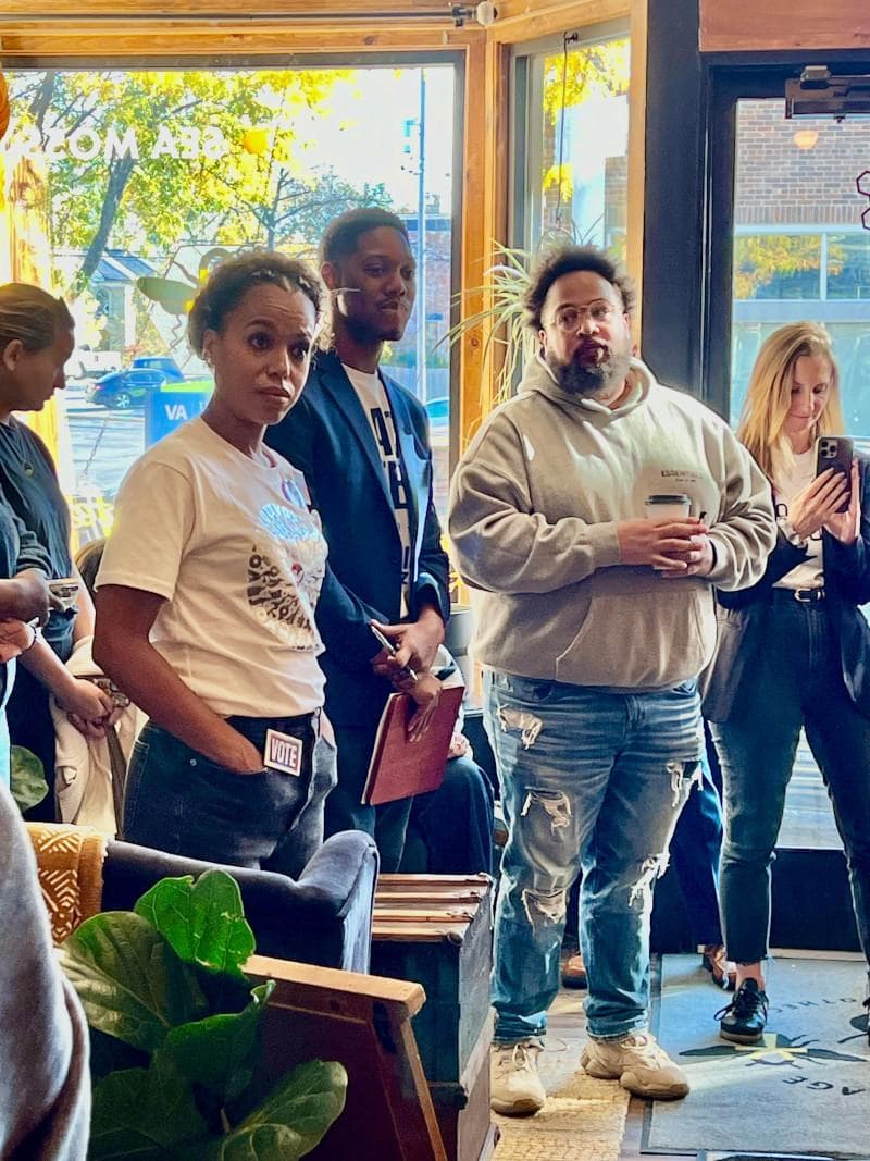 Kerry Washington Rallies in Milwaukee to Support Kamala Harris