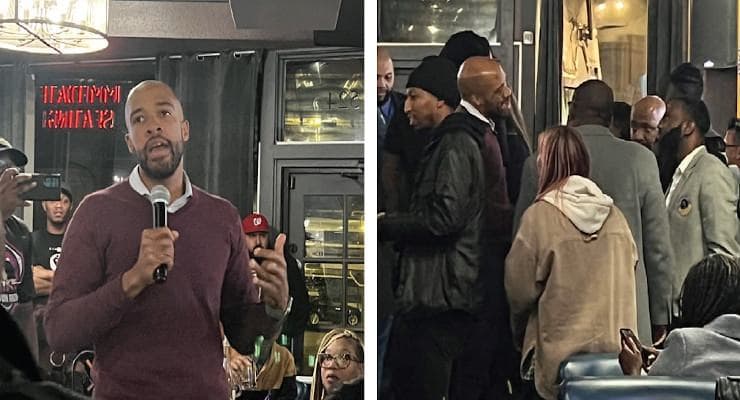 Lt. Governor Mandela Barnes Meet and Greet Voters in Milwaukee