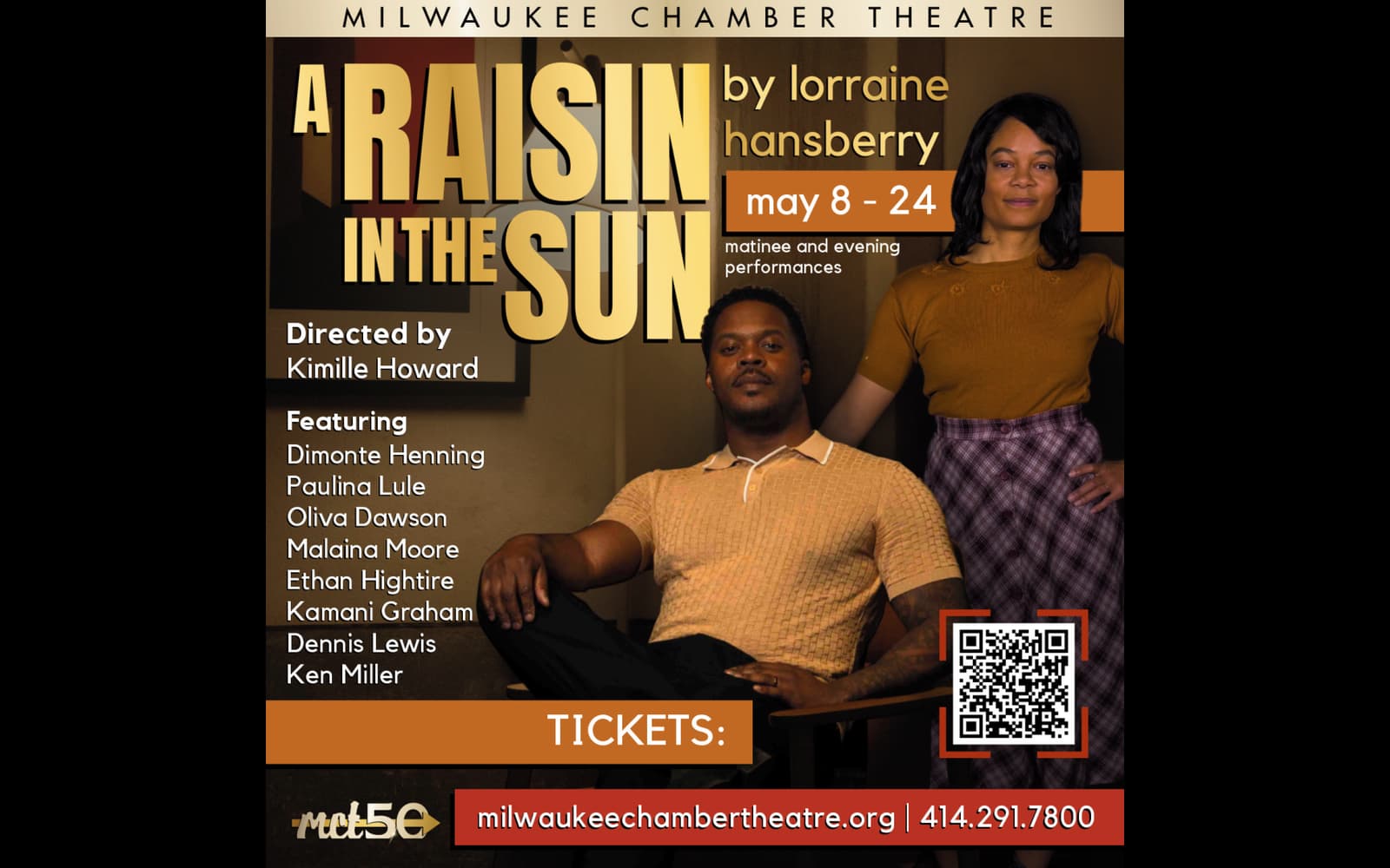 WIN A PAIR OF TICKETS TO SEE "A RAISIN IN THE SUN" AT THE MILWAUKEE CHAMBER THEATRE'S OPENING WEEKEND BY ANSWERING THIS QUESTION: