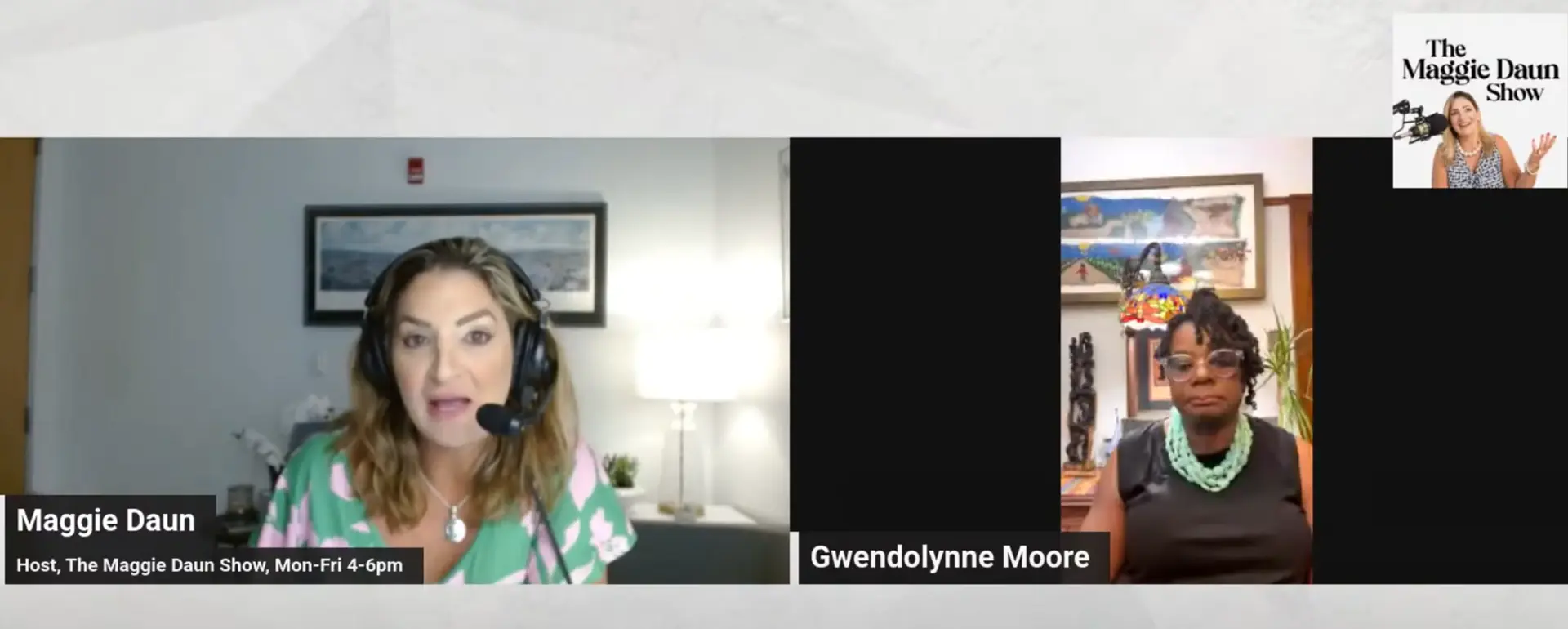 Congresswoman Gwen Moore talks congressional redistricting, political landscape on "The Maggie Daun Show"