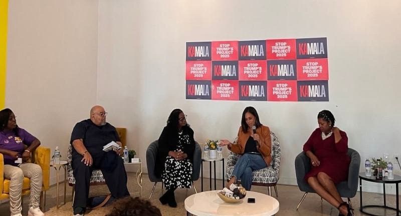Maya Harris Travels to Milwaukee to Support Her Sister, Vice President Kamala Harris, in Her Campaign