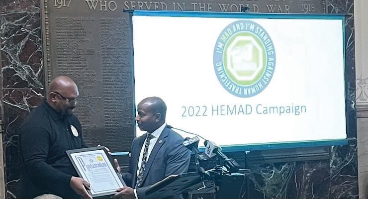 HEMAD asks Men to Take a Stand Against Human Trafficking