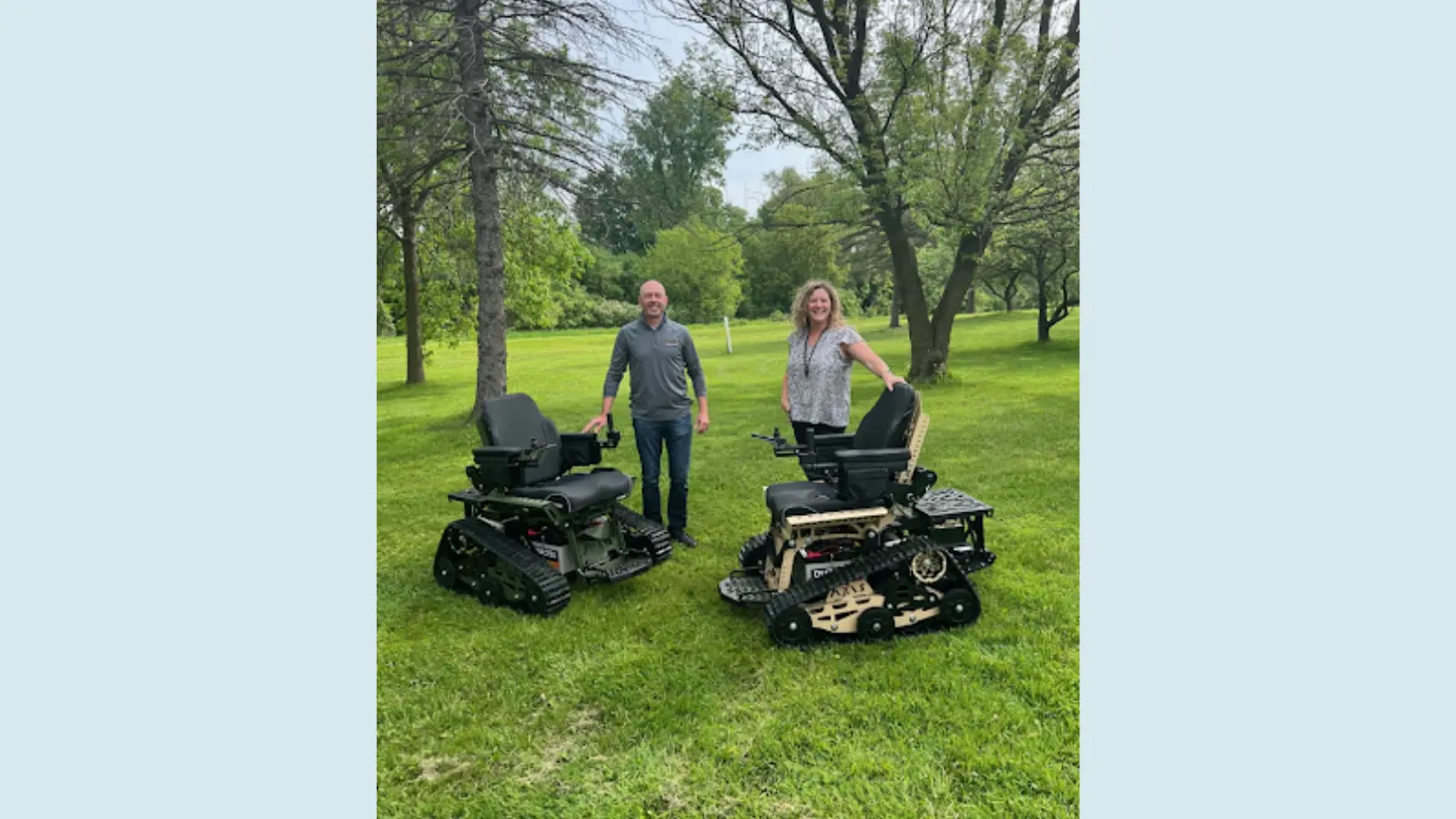 Track wheelchairs allow more access to nature trails in Outagamie County