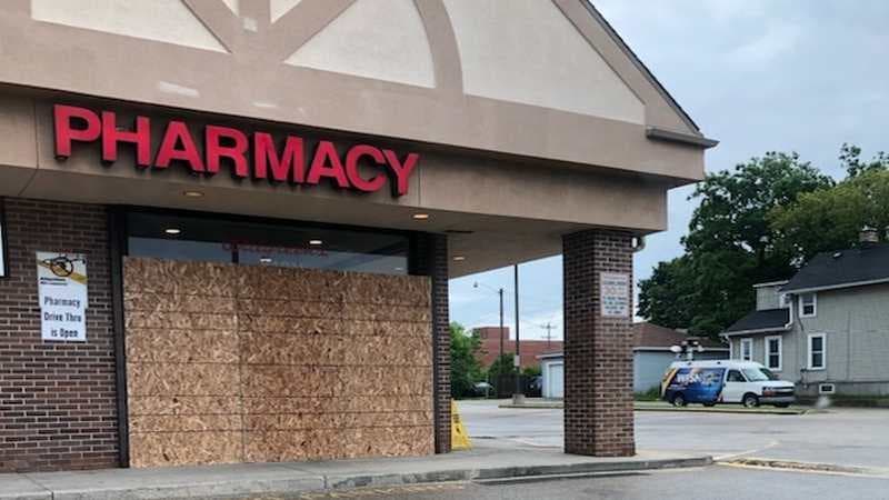 Early Morning Crash at Racine Walgreens; Store Remains Open Despite Damage