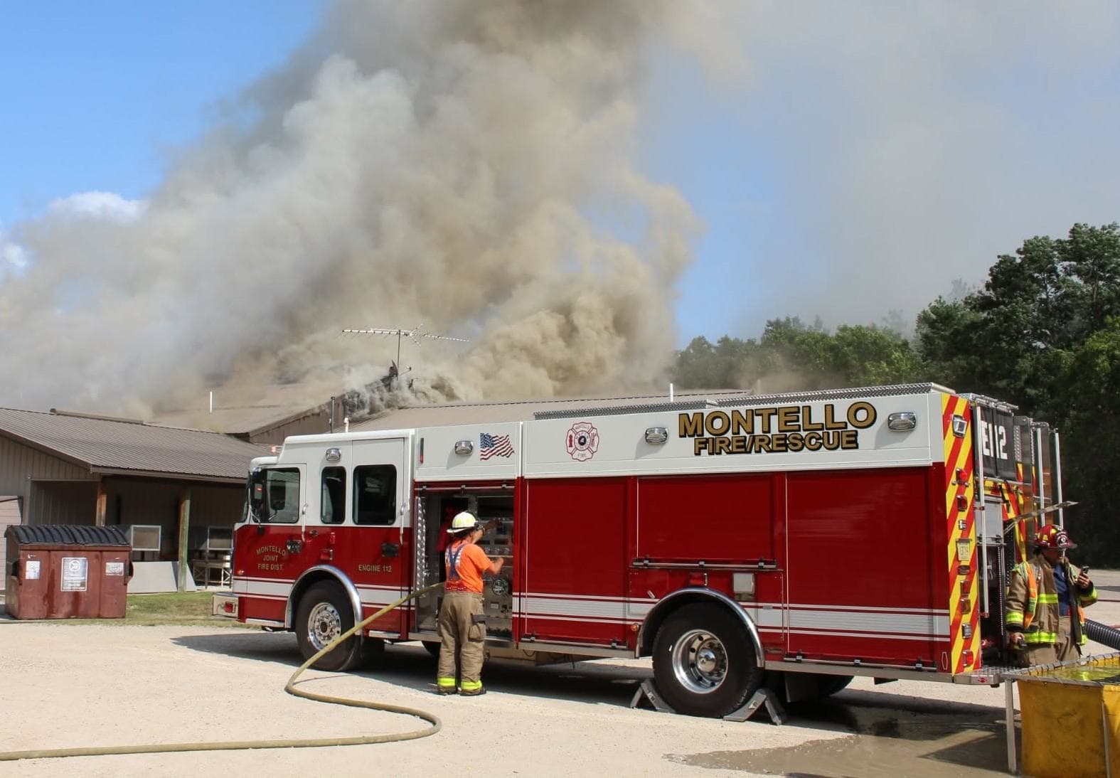 Fire at River's Bend Resort