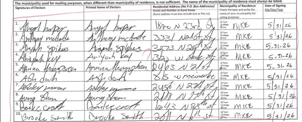 Secretary of State candidate appears to have illegally used man serving felony sentence to gather signatures