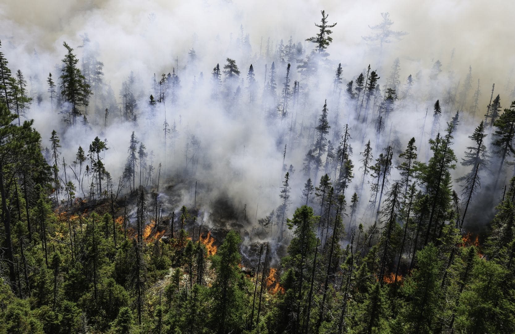 Canadian Wildfire Smoke in Wisconsin Ignites Political Blame Game