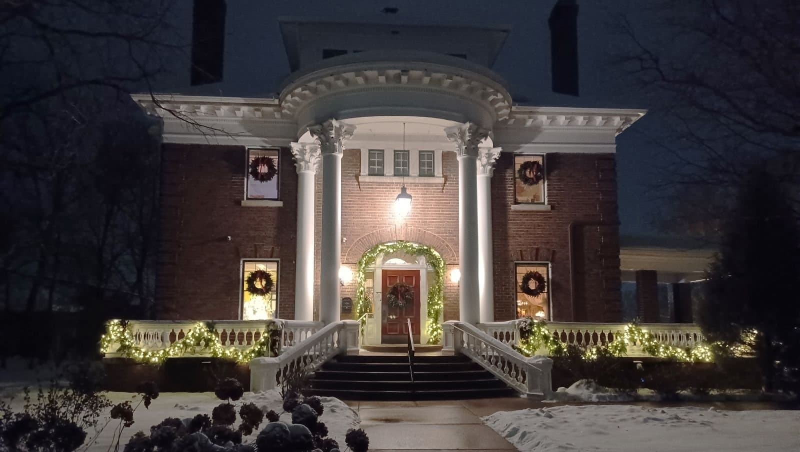 Christmas Tree Walk at the South Wood County Historical Museum