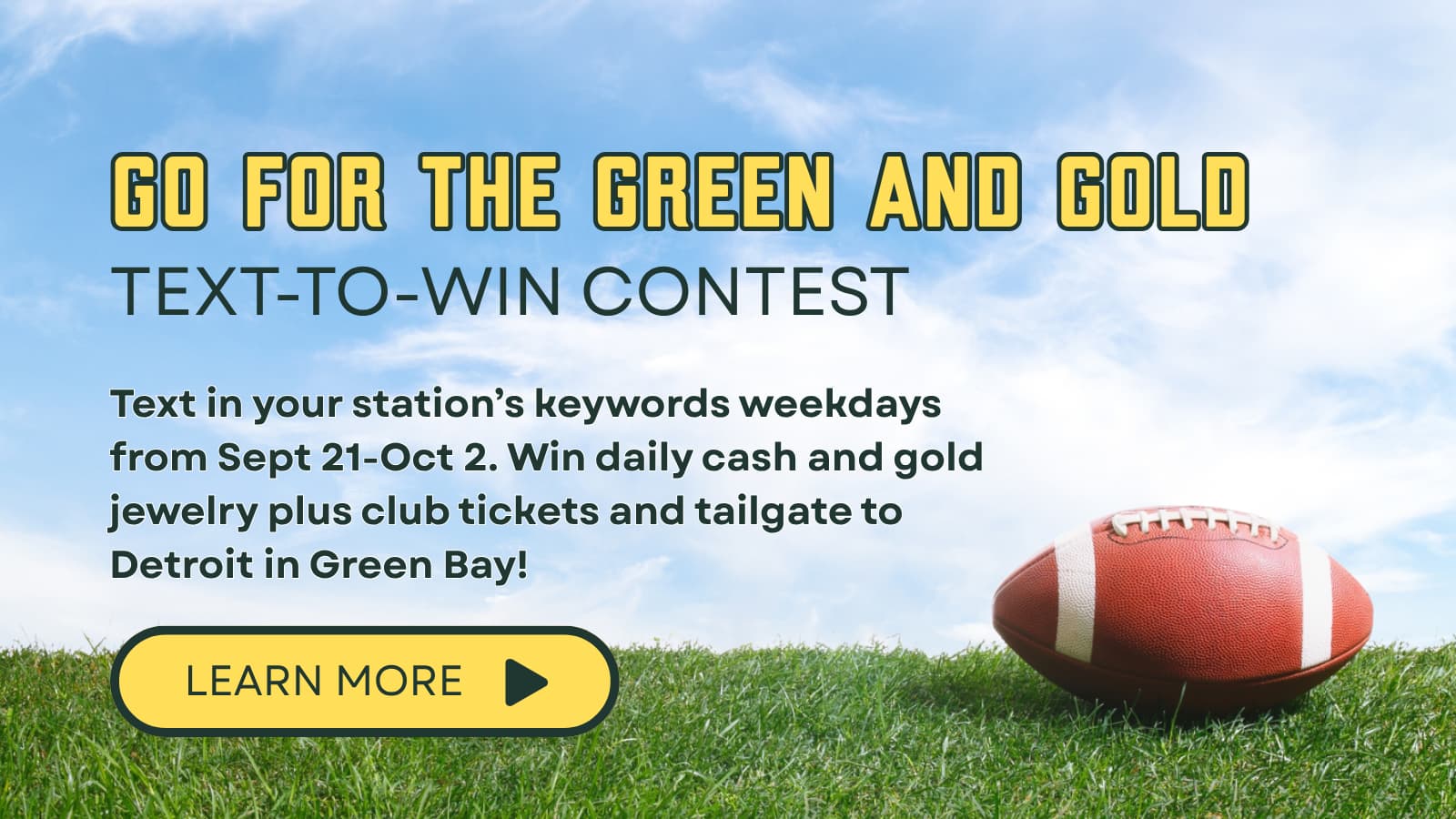 01 ALL - T2W Go For the Green and Gold