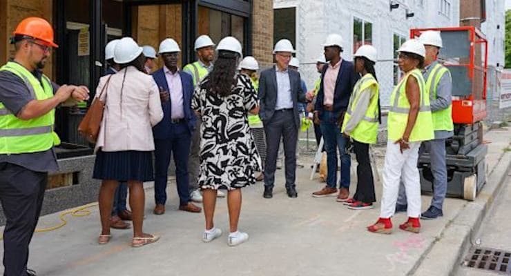 White House Senior Advisor Tom Perez Visits the New MLK, JR. Library Apartment in the Harambee Neighborhood