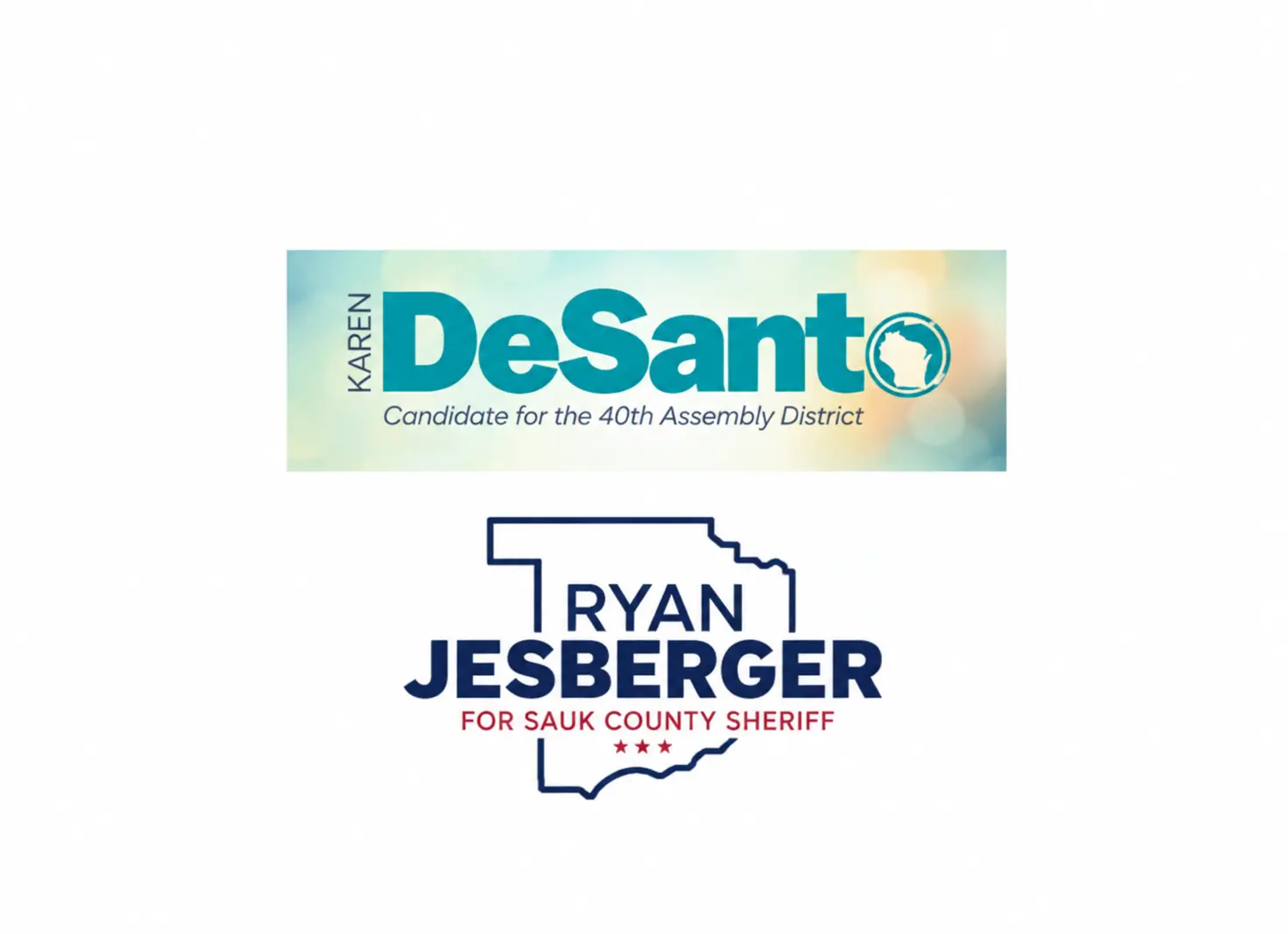 Wisconsin State Representative Karen DeSanto and Sauk County Sheriff Candidate / Sauk City Village President Ryan P. Jesberger Announce Joint Endorsement
