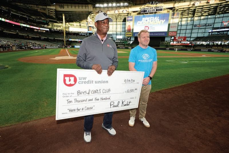 UW Credit Union “Here for a Cause” Donation