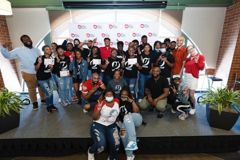 UW Credit Union Brand Ambassador Jonathan Taylor Connects with Urban Underground Youth at Financial Literacy Event