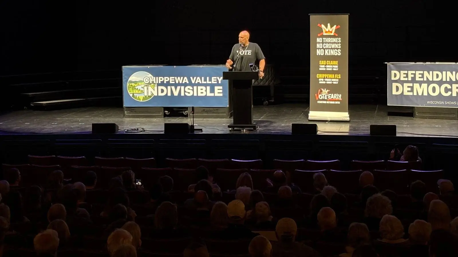 Former Capitol Police Officer Harry Dunn Visits Eau Claire