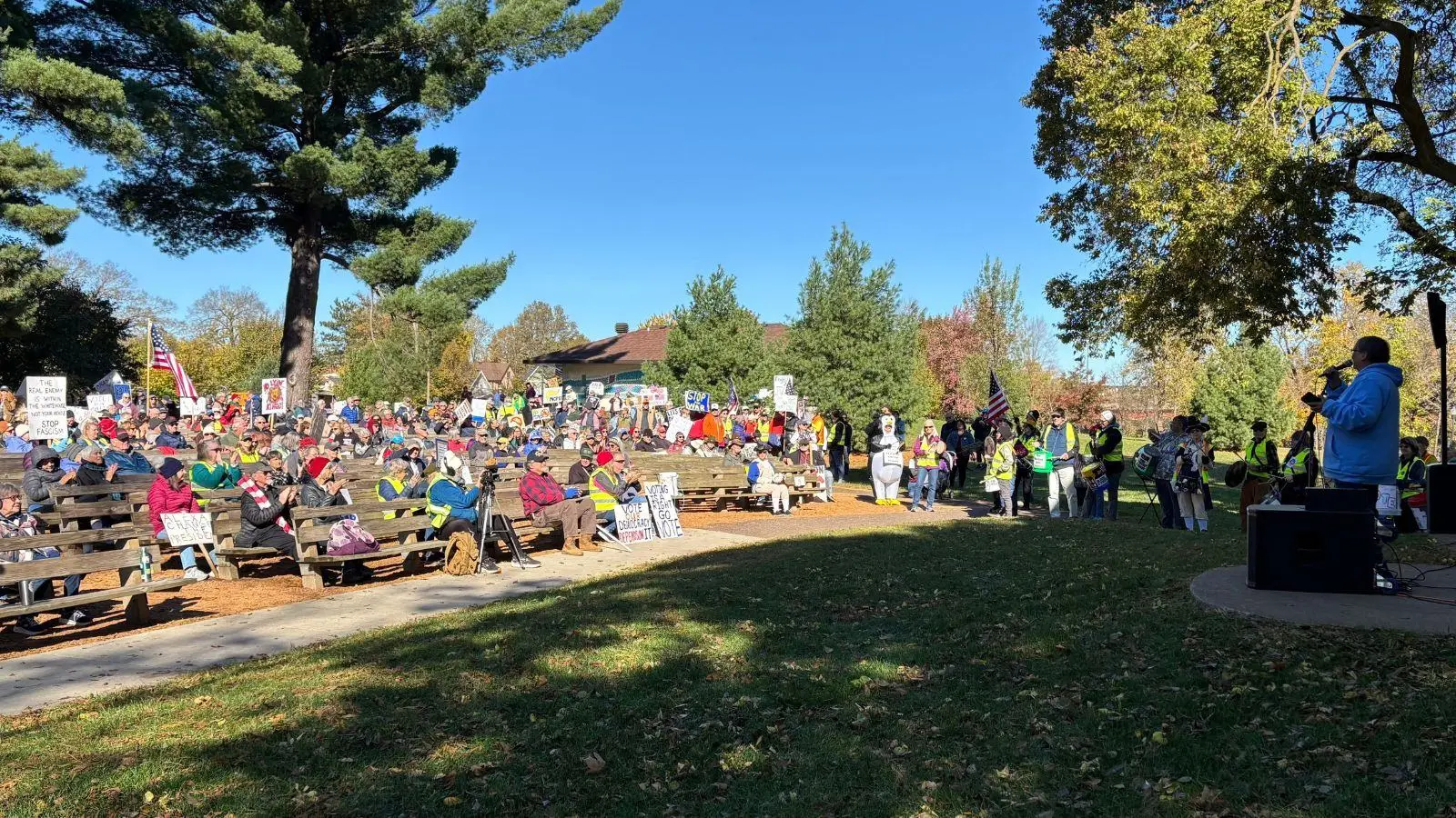 Chippewa Valley Residents Hit Streets for 4th "No Kings" Rally