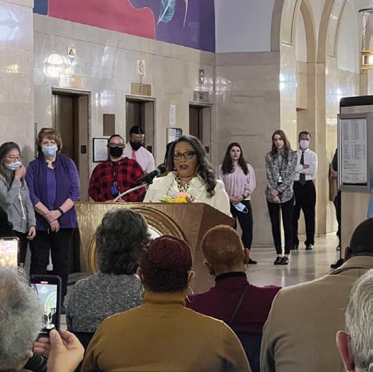 Public Investiture Held For Anna Maria Hodges