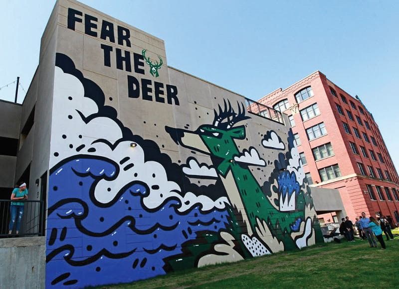Milwaukee Bucks Unveil Mural in Walker’s Point