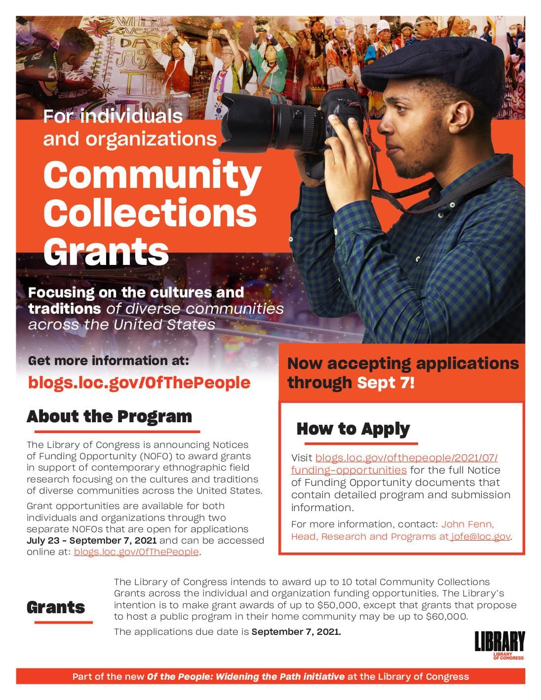 Grant Opportunity: Contemporary Cultural Field Research Within Black, Indigenous, and Communities of Color