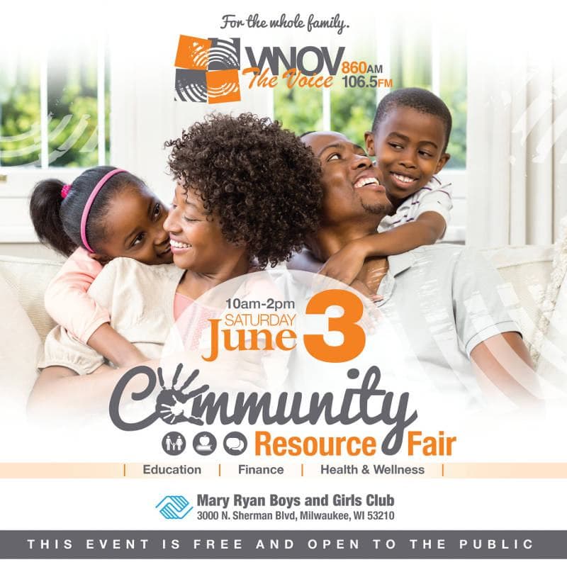Community Resource Fair on Saturday June 3rd