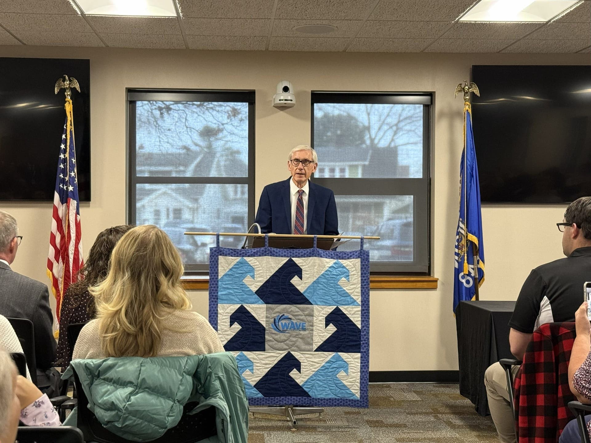 Gov. Evers visits Wausau ceremony to honor local veterans