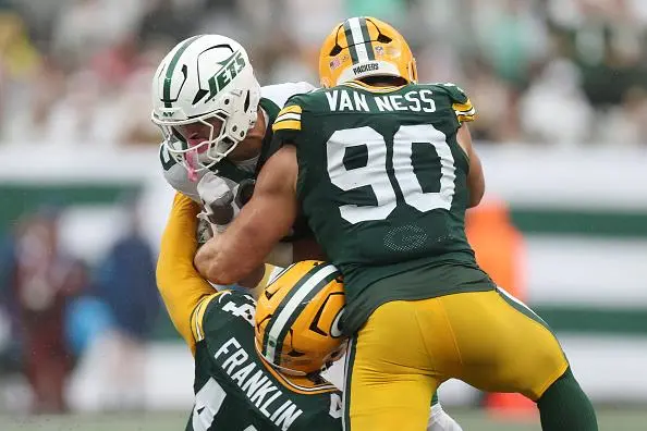 Lukas Van Ness, Packers defense keep Green Bay alive in OT win over the New York Jets