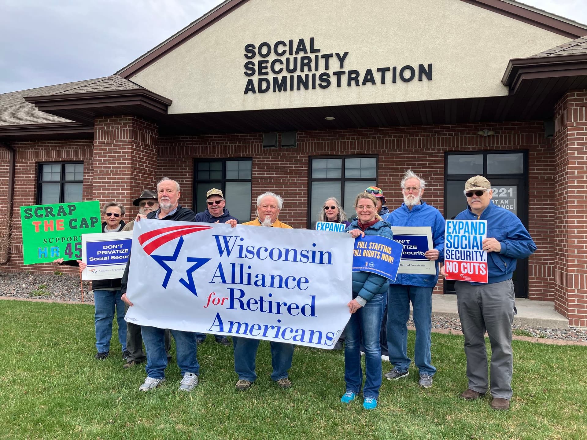 Wisconsin rallies highlight policy demands that 'retirement be dignified'
