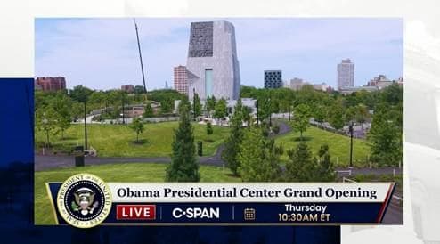 Barack Obama Presidential Center Dedication Ceremony Live on C-SPAN