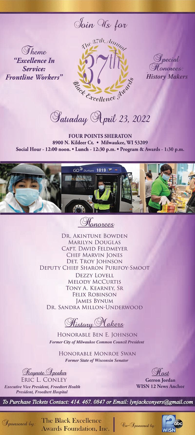 Join Us for The 37th Annual Black Excellence Awards on Saturday April 23