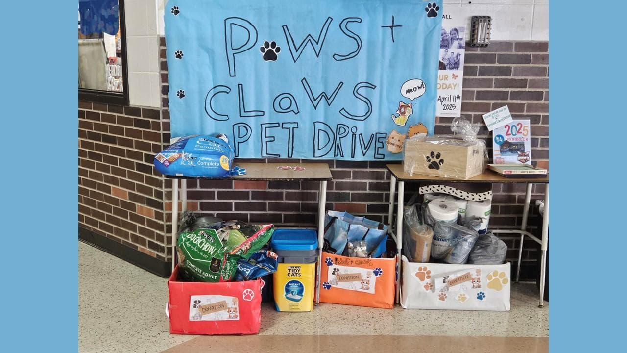 RCIS 4th Graders Give Back to Local Animal Shelters