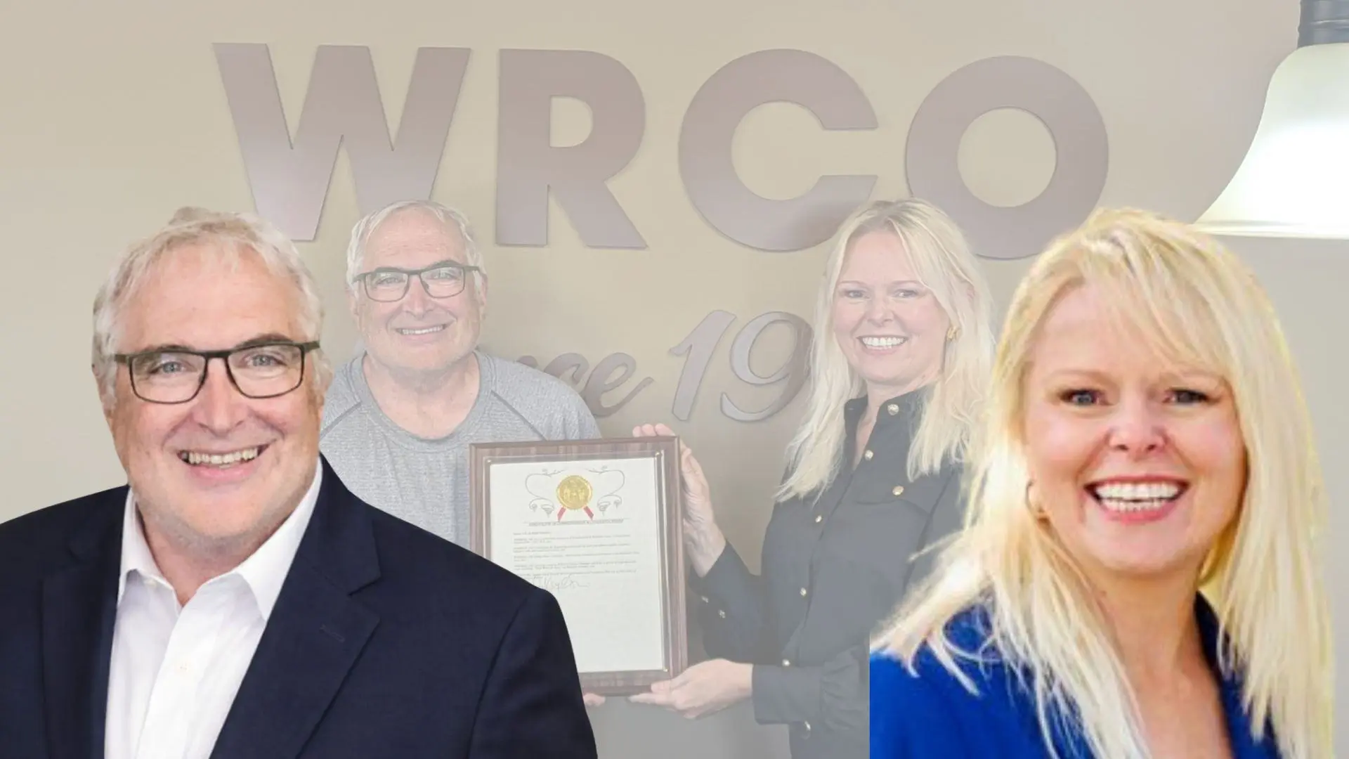 WRCO's Phil Nee awarded "Certificate of Commendation and Congratulations" from State Senator Sarah Keyeski on Thursday