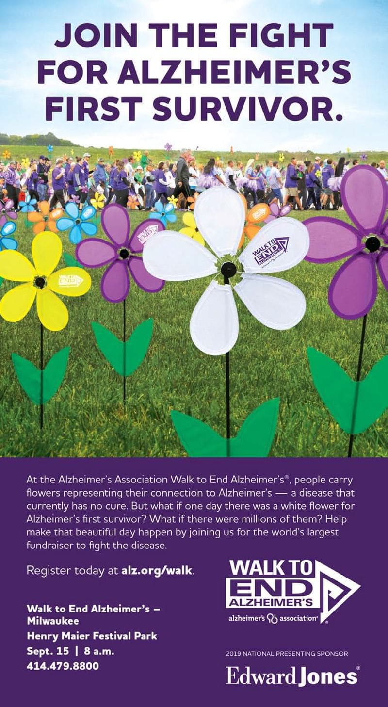 Walk To End Alzheimer’s at Henry Maier Festival Park on September 15