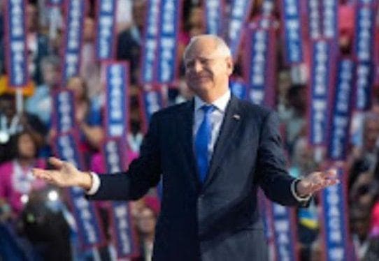 Tim Walz Accepts VP Nomination and Delivers "Pep Talk" to Rally Democrats