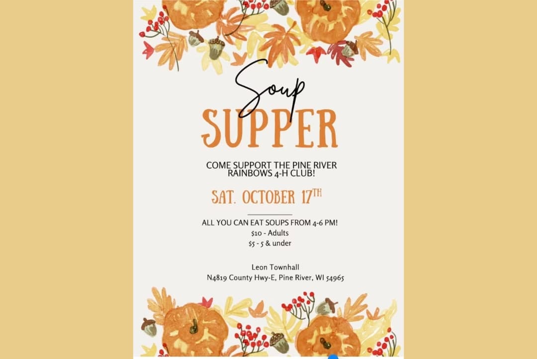 Pine River Rainbows Soup Supper